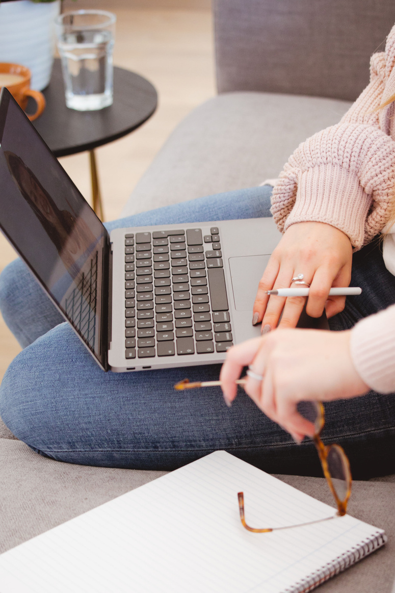 Woman Working from Home